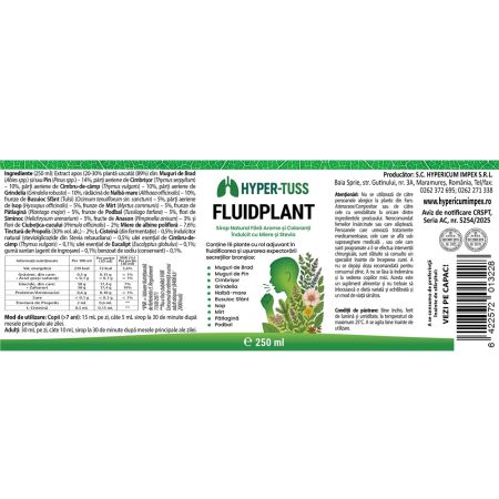 Sirop Hyper-Tuss FluidPlant, 250 ml, Hypericum 685077