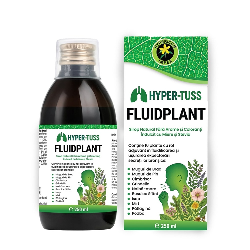 Sirop Hyper-Tuss FluidPlant, 250 ml, Hypericum