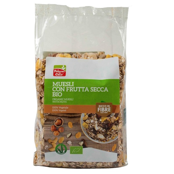 Musli eco cu fructe uscate, 375 g, La Finestra Sul Cielo