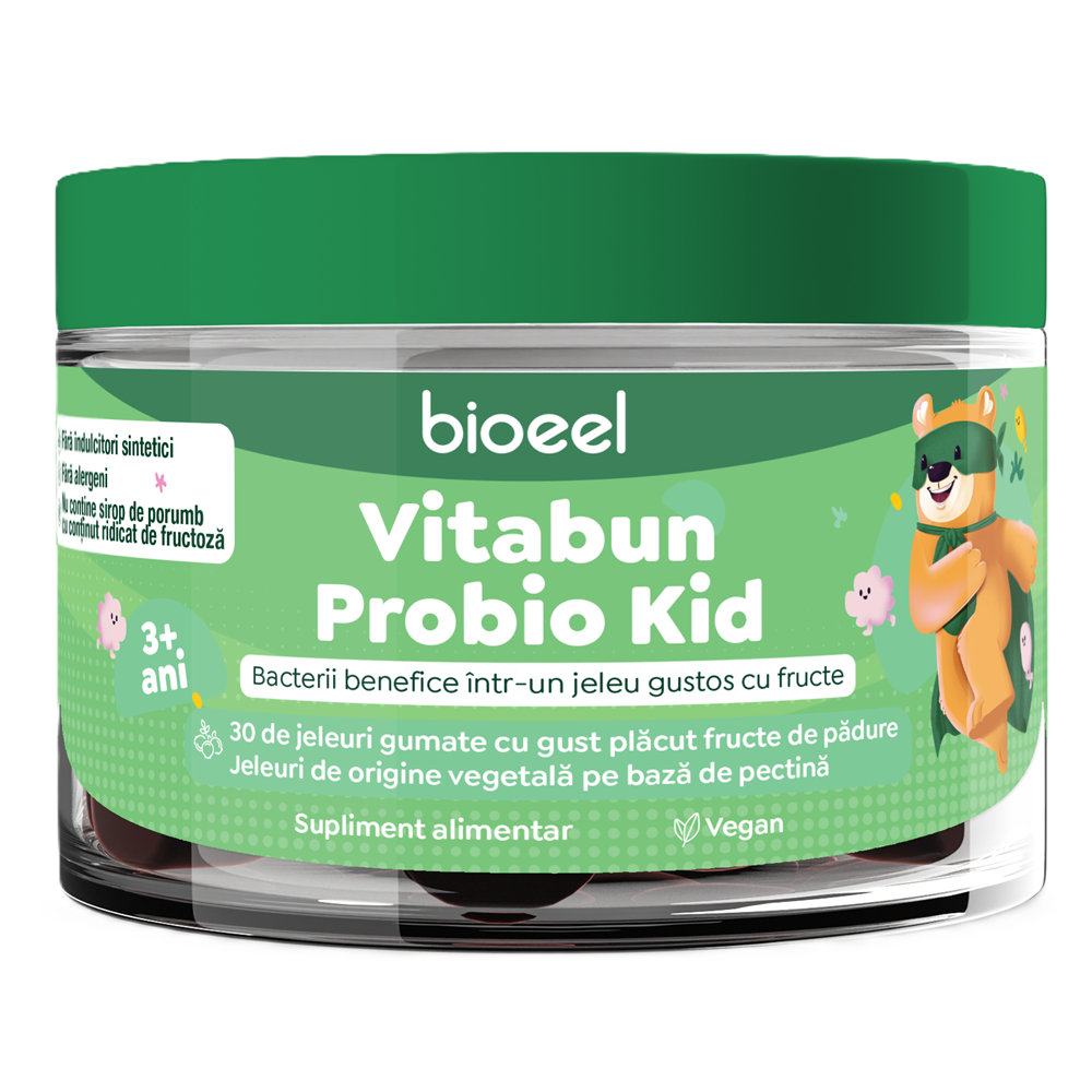 Vitabun Probio Kid, 30 jeleuri, Bioeel