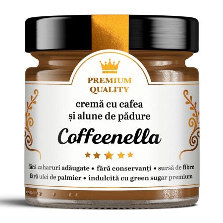 Crema cu cafea, alune de padure si frisca Coffeenella Secretele Ramonei, 250 g, Laboratoarele Remedia