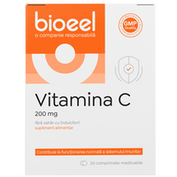 Vitamina C, 200 mg, 20 comprimate, Bioeel