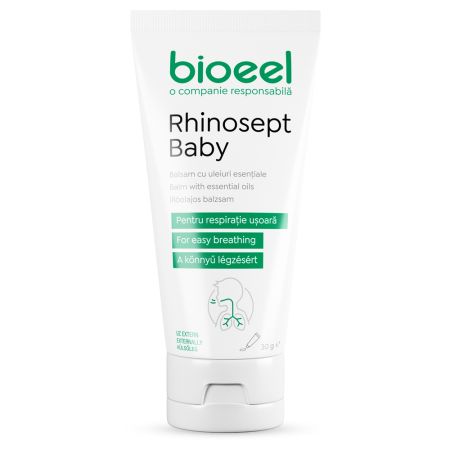 Balsam cu uleiuri esentiale Rhinosept Baby, 30 g, Bioeel 685368