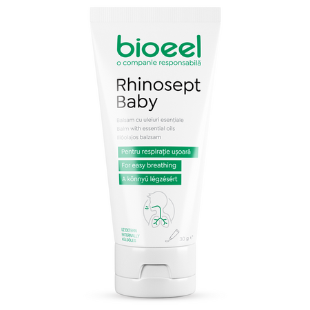 Balsam cu uleiuri esentiale Rhinosept Baby, 30 g, Bioeel 685368