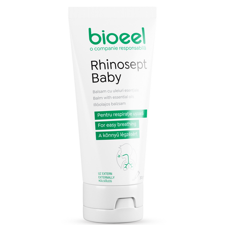 Balsam cu uleiuri esentiale Rhinosept Baby, 30 g, Bioeel 685366