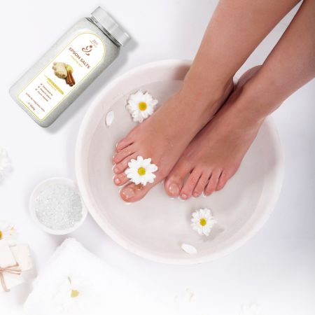 Sare de baie cu ulei esential de Scortisoara si Ghimbir Epsom, 950 g, Zen 685376