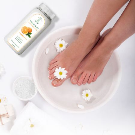 Sare de baie cu ulei esential de Portocala Epsom, 950 g, Zen 685381
