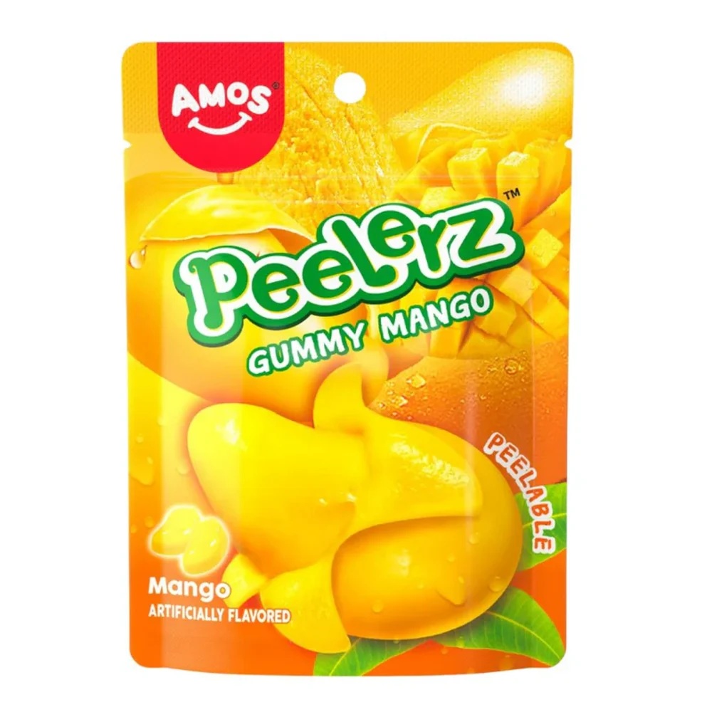 Jeleuri cu mango Peelerz Gummy Mango, 65 g, Amos