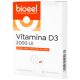 Vitamina D3, 2000 UI, 30 comprimate, Bioeel 685508