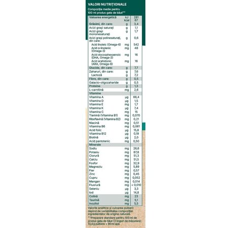 Lapte praf Bio 1, 600 g, Topfer 685519