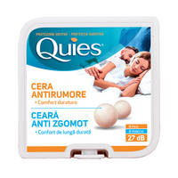 Dopuri de ceara antizgomot pentru urechi, 8 perechi, Quies