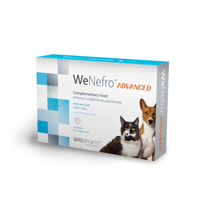 Hrana complementara pentru caini si pisici WeNefro Advanced, 30 tablete, Wepharm