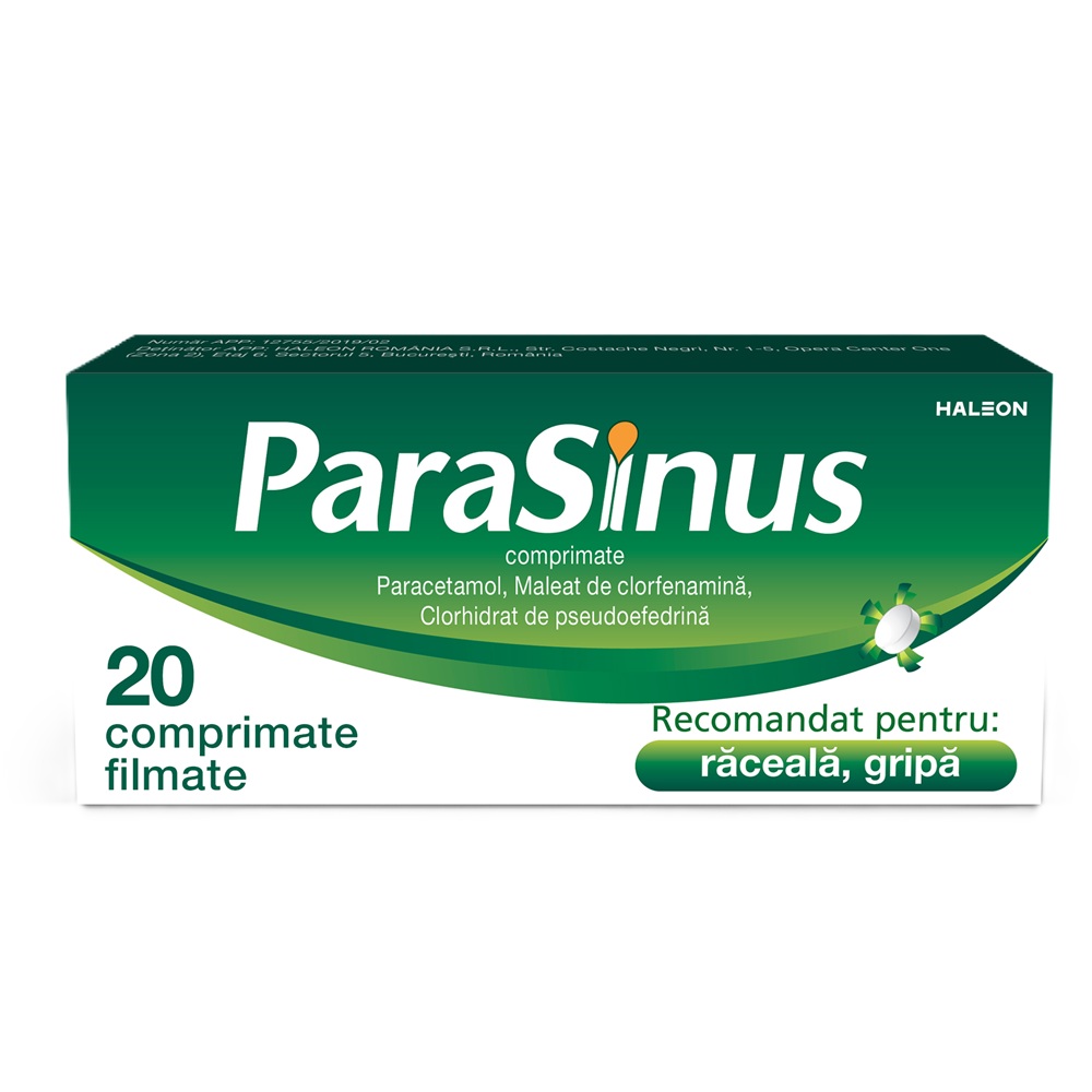 Parasinus, 20 comprimate, Haleon