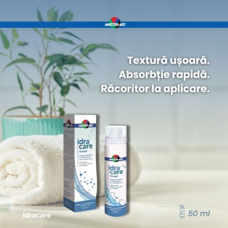 Idra Care Idrogel Master-Aid, gel cicatrizant cu acid hialuronic, 50 ml, Pietrasanta Pharma 659044