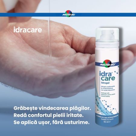 Idra Care Idrogel Master-Aid, gel cicatrizant cu acid hialuronic, 50 ml, Pietrasanta Pharma 659039
