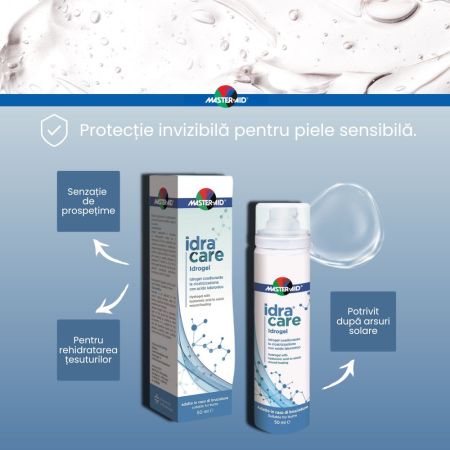 Idra Care Idrogel Master-Aid, gel cicatrizant cu acid hialuronic, 50 ml, Pietrasanta Pharma 659042