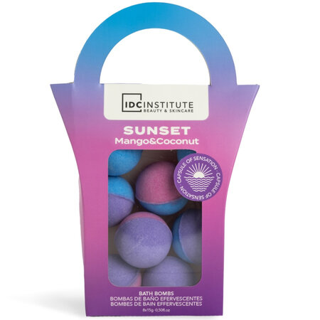 Set bombe de baie efervescente diverse sortimente, 8x15 g, IDC Institute 685715