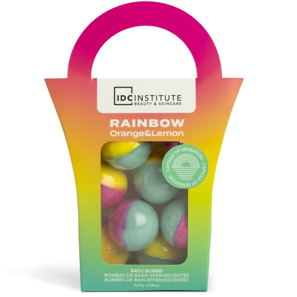 Set bombe de baie efervescente diverse sortimente, 8x15 g, IDC Institute