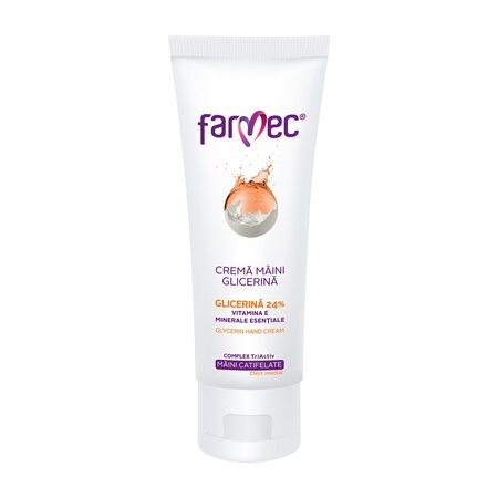 Crema de maini cu glicerina, 40 ml, Farmec