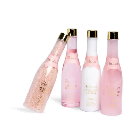 Set sampanie Scented Bath Rose, IDC Institute 685758