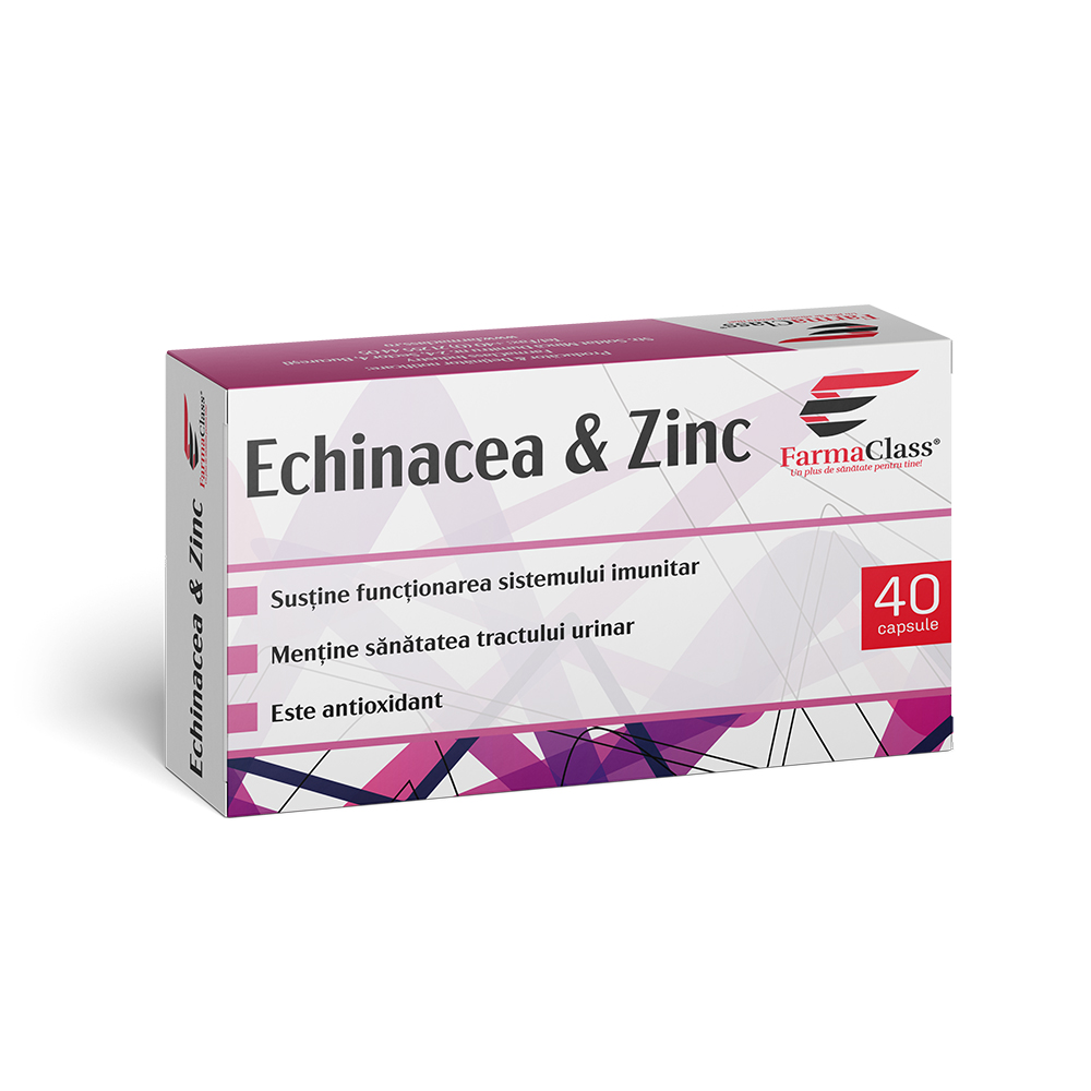 Echinacea si Zinc, 40 capsule, FarmaClass