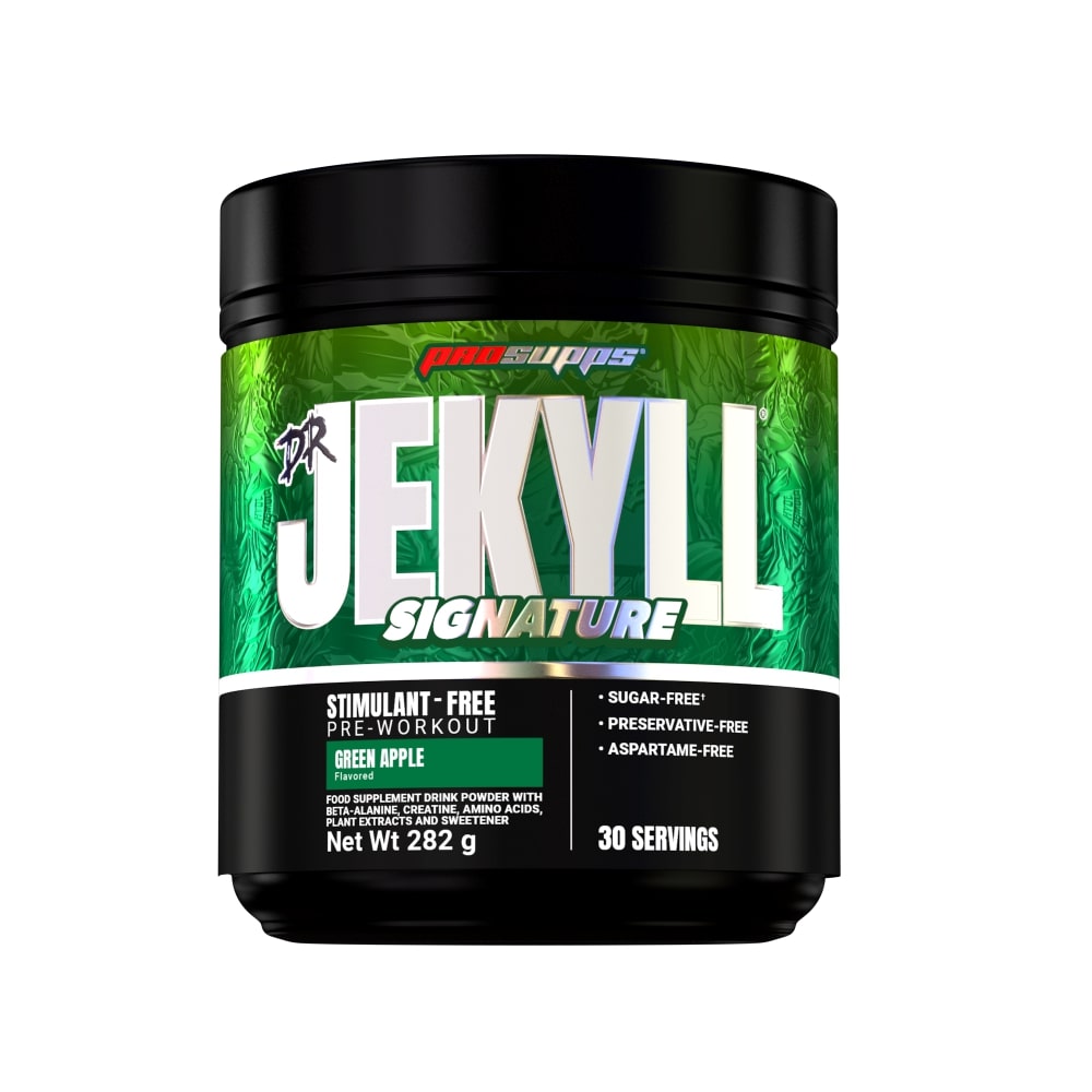 Pre workout fara cofeina Green Apple Dr Jekyll Signature, 282 g, Prosupps