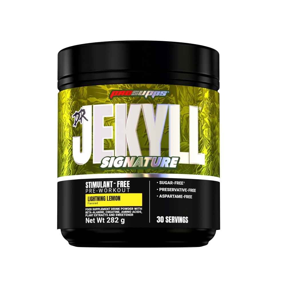 Pre workout fara cofeina Lightning Lemon Dr Jekyll Signature, 282 g, Prosupps