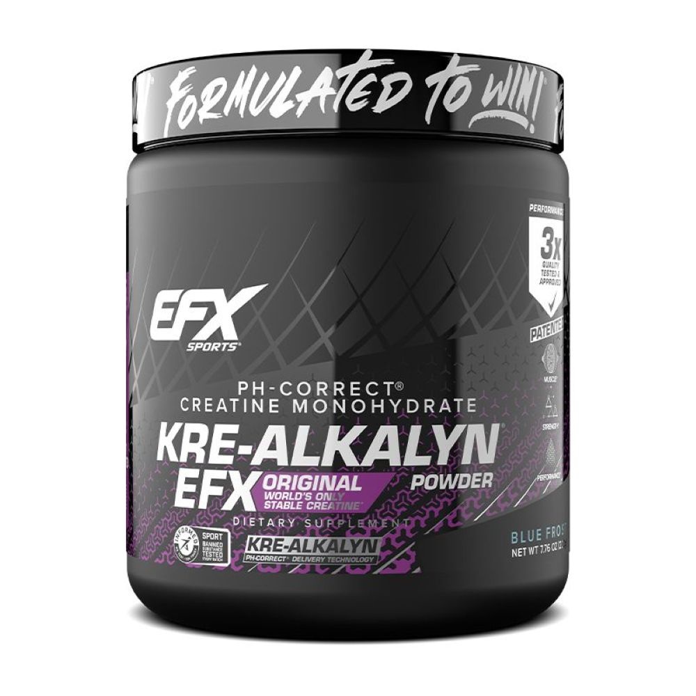 Creatina Monohidrata aroma Blue Frost Kre-Alkalyn, 220 g, Efx Sports