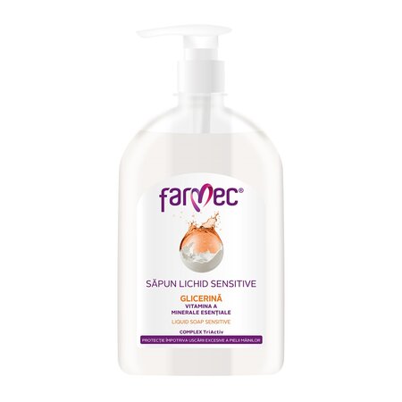 Sapun lichid Sensitive cu glicerina, 500 ml, Farmec