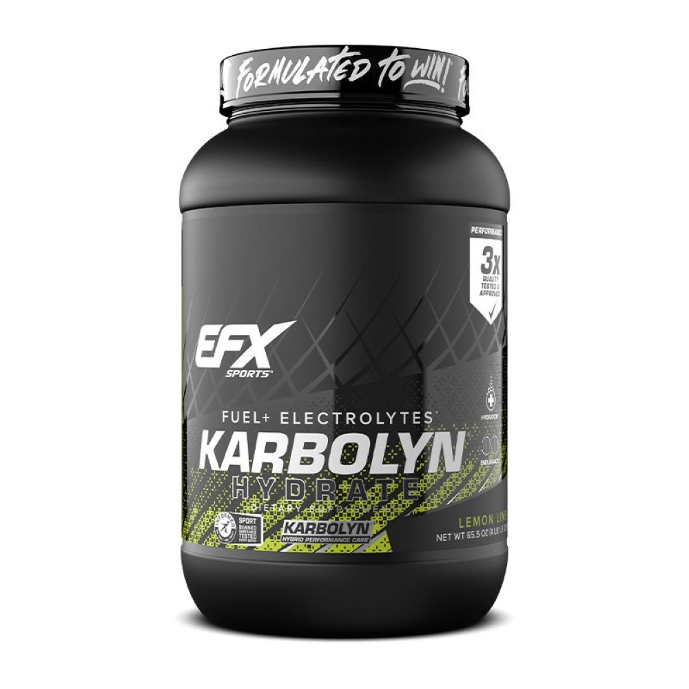 Pudra cu carbohidrati si electroliti aroma Lemon/Lime Hydrate Karbolyn, 1856 g, Efx Sports