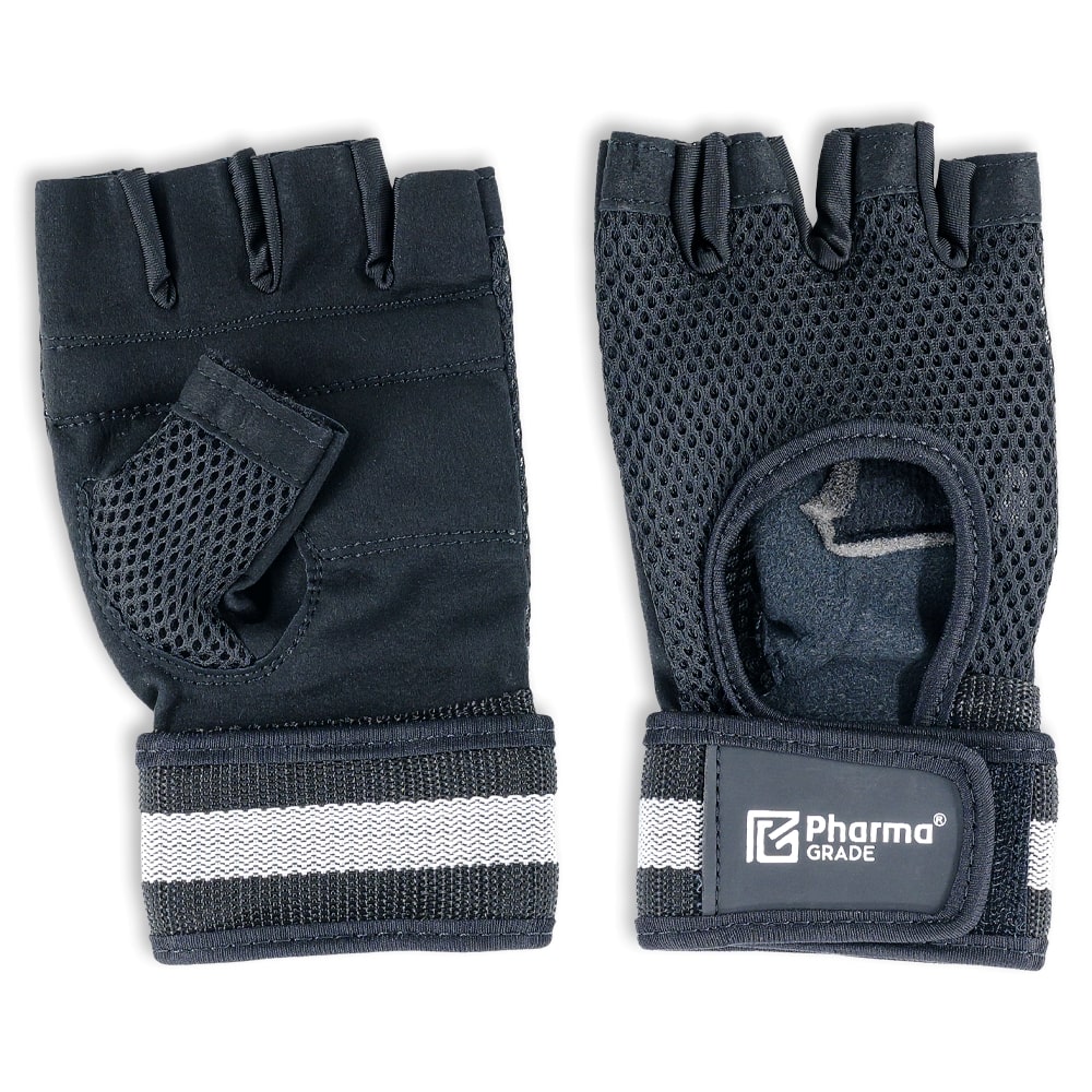 Manusi fitness pentru protectia palmelor, marimea M, 1 pereche, Pharma Grade