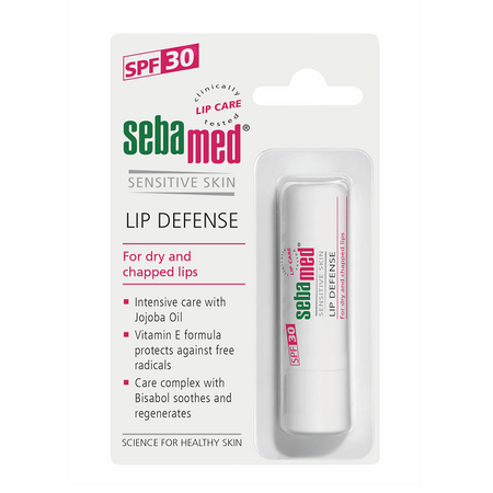 Balsam pentru buze cu SPF 30 Sensitive Skin, 4.8 g, Sebamed