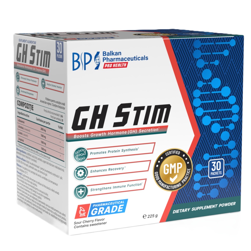 GH Stim, 30 plicuri, Balkan Pharmaceuticals