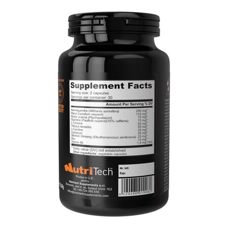 Testo Xtreme, 60 capsule, Nutritech Supplements 686294