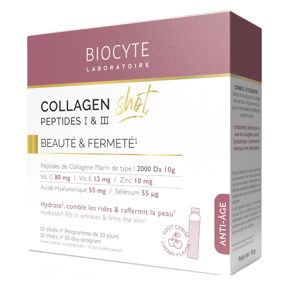 Collagen Shot, 10 fiole, Laboratoire Biocyte