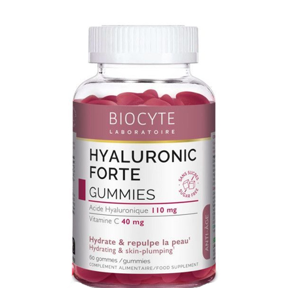 Jeleuri cu acid hialuronic Hyaluronic Forte Gummies, 60 bucati, Laboratoire Biocyte