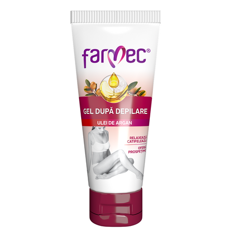 Gel dupa depilare cu ulei de argan, 100 ml, Farmec