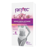 Benzi depilatoare cu extract de orhidee pentru corp, 7 bucati, Farmec