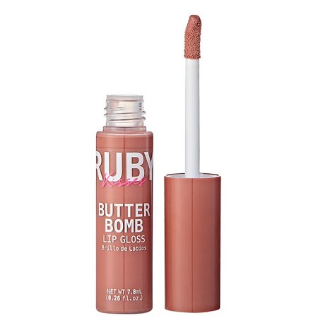 Luciu de buze Butter Bomb Nude, 7.8 ml, Ruby Kisses 686634