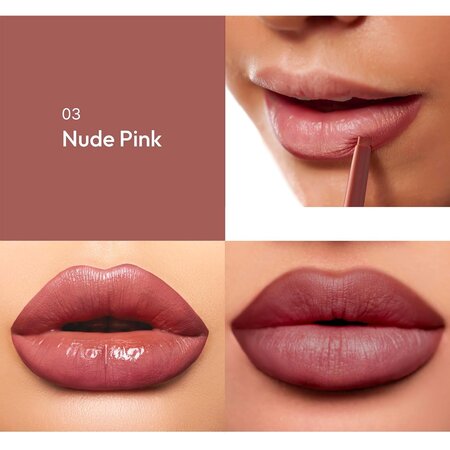 Creion de buze Plumping Liner Nude Pink, 0.16 g, Ruby Kisses 686734