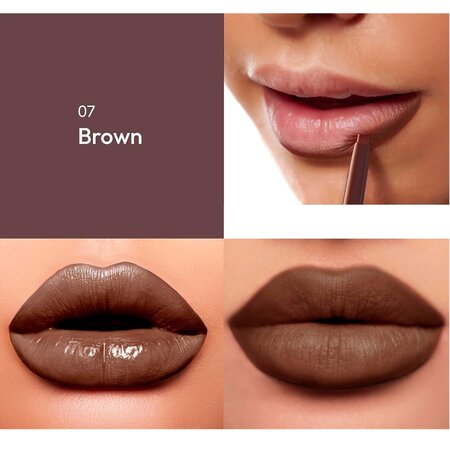 Creion de buze Plumping Liner Brown, 0.16 g, Ruby Kisses 686755