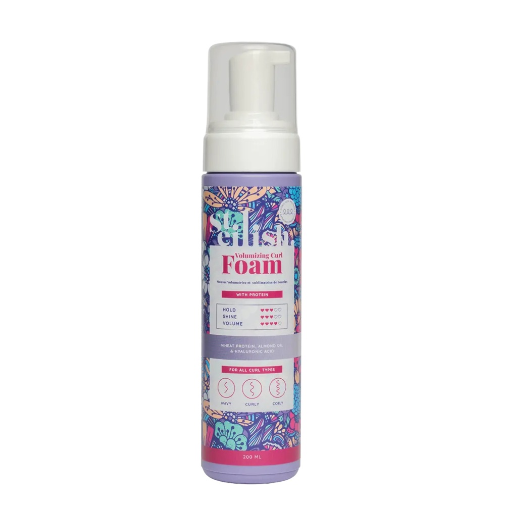 Spuma de coafat pentru par cret, 200 ml, Steilish