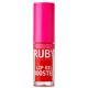 Luciu de buze cu acid hialuronic si peptide Lip Oil Booster Hot Cherry, 2.4 ml, Ruby Kisses 686832
