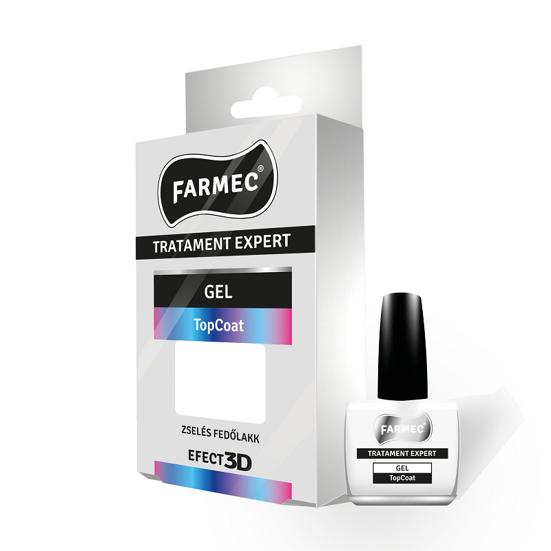 Gel Top Coat Tratament Expert, 11 ml, Farmec