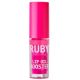 Luciu de buze cu acid hialuronic si peptide Lip Oil Booster Bubble Gum, 2.4 ml, Ruby Kisses 686862