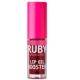 Luciu de buze cu acid hialuronic si peptide Lip Oil Booster Cranberry, 2.4 ml, Ruby Kisses 686869