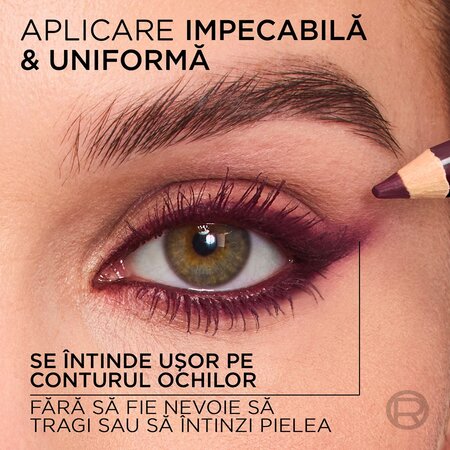 Creion khol pentru ochi Nuanta 150 Bordeaux Cashmere Haute Couleur, 1.2 g, Loreal 686879