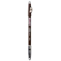 Creion pentru sprancene Go Brow Dark Brown, 1.25 g, Ruby Kisses