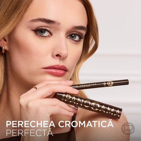 Tus lichid pentru ochi rezistent la transfer Nuanta 20 Brun Leather Haute Precision, 1 ml, Loreal 686917