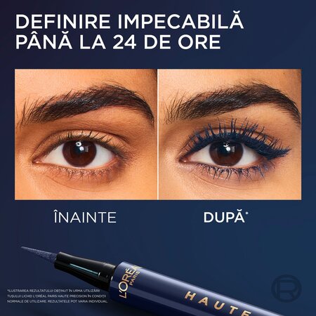 Tus lichid pentru ochi rezistent la transfer Nuanta 30 Bleu Suede Haute Precision, 1 ml, Loreal 686930